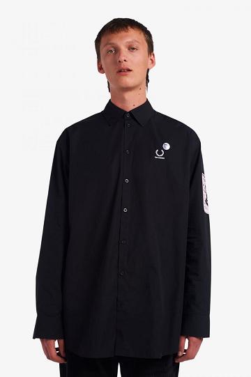 Fred Perry SM1955 Miesten Paidat Mustat | FI 1521EBCX